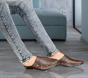 Brown Solid Thong Flip-flops For Men