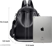 BohoBuzz Women Leather Convertible Shoulder Bag Ladies Anti theft Satchel Sling Travel (Backpack,bag,backpack for women women bag fashion,stylish)