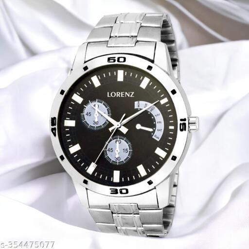 LORENZ MK-1011A X3 Black dial Men's Watch