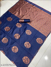 Soft Banarasi Premium Silk Saree new fancy banarasi saree with fancy blouse piece