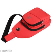 ZNW ENTERPRISE BODY CROSS BAG RED  COLOR MEN / WOMEN CASUAL