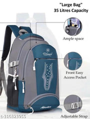 New Backpack/Large 35 L BLUE Laptop Backpack for MEN and WOMEN backpack for school–college