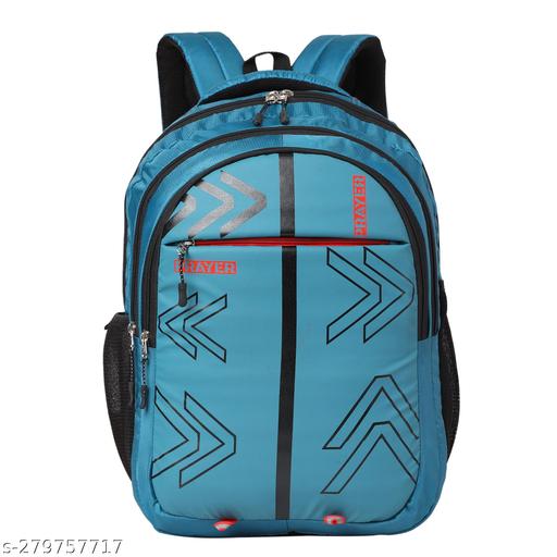 Colorful Men Backpacks PRAYER Polyester Laptop Backpack - Ergonomic Design, Water-Resistant (Green)