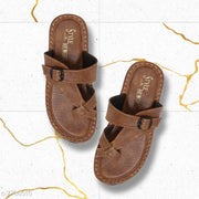 Trendy Men's Brown Flipflops
