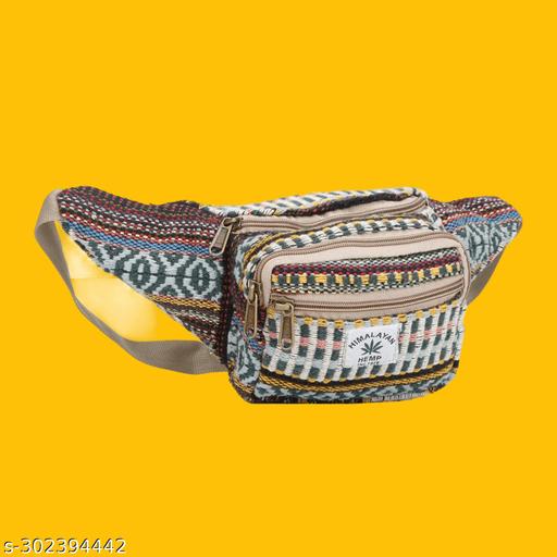 ANESHA Fanny Pack with Reflective Strip for Men and Women, Waist Pack Belt Bags with Adjustable Strap (Multicolour) Pack of 1