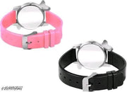 TRENDING BUTTERFLY DIAMOND GIRLS WOMEN BEAUTIFUL ANALOG WATCH COMBO |  Trendy Butterfly Diamond dial Latest Collection Women's & Girl's