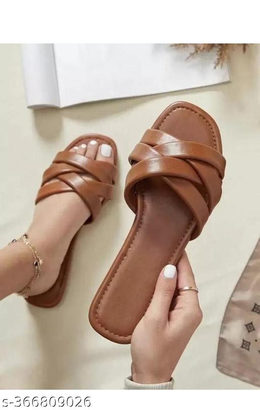 Stylish Daily Wear Women Flat Sandals & Comfortable Casual Slippers