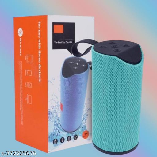 TG-113 High Bass 10W Bluetooth Speaker Thunder Sound Portable AUX , USB , SD Card,3hour battery backup, (Random Assorted), pack of 1