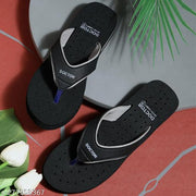 Aaksu DOCTOR ORTHO + COMFY Soft Women's Diabetic & Orthopedic Light Weight Slippers FlipFlops black grey