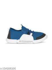 Men's See Green & Black Mesh Outdoor Casual Shoes
