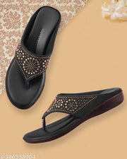 HUNYZA New looking woman and Girls Fashion Stylish Unique design brown ladies women sandal Casual Daily wear for comfortable ladies and salippre