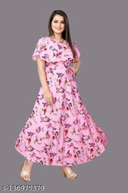 Polyster/Crepe fabric-kurtis