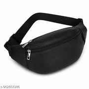 Waist Bag fanny pack bum bag travel passport holder chest bag phone  holder Waist Bag fanny pack bum bag travel passport holder chest bag phone holder (Black)