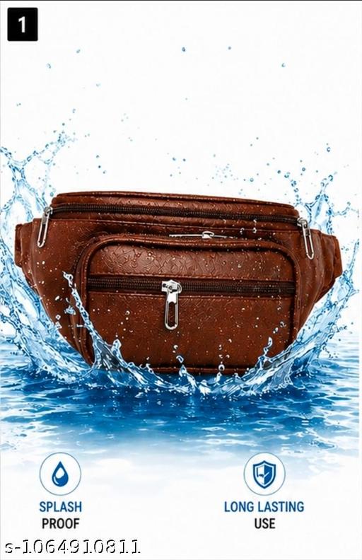Men’s Premium Multi-Pocket Waist Bag | Crossbody Belt Bag | Travel & Daily Use