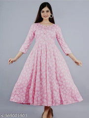 Women Embellished Viscose Rayon Anarkali Kurta