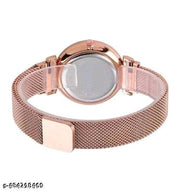 Women Magnet Belt watch with Necklace Chain Pendent for Women and Girls….freee