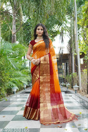 Weddind Special and Bollywood Style Dola Silk Saree