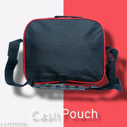 Polyester Unisex Cash Pouch | Money Carrying Multipurpose Travel Pouch Sling Bag Pouch | Handcuffs Cash Pouch | Waist Bags | Daily Usable Cash Pouch