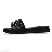 Brofoot eco friendly and non slippery slippers for girls and women ( STONE BLACK )