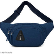 OZEL BAG Premium Crossbody Waist Bag | Trendy Travel Fanny Pack with Multiple Zippers | Unisex Adjustable Belt Pouch