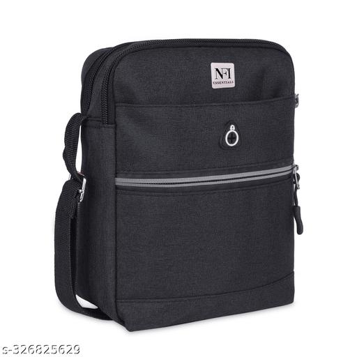 NFI essentials Small Unisex Sling Bag Cross Body Bag for Travelling, Business Messenger Bag Travelling Bag one Side shoulder Bag