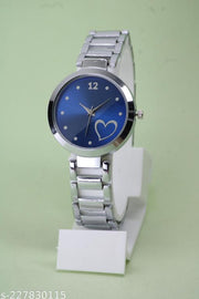 New Fancy Solid Dial Attractive Metal Chain Attractive Bracelet Analog Watch for  Women