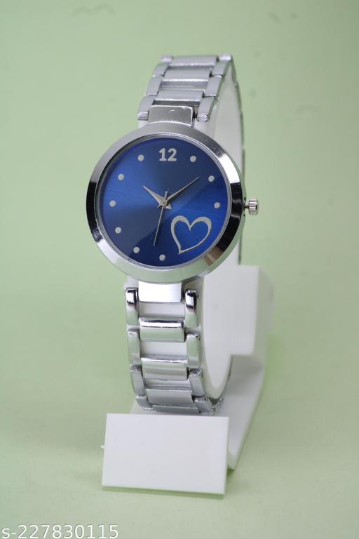 New Fancy Solid Dial Attractive Metal Chain Attractive Bracelet Analog Watch for  Women