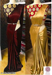 SATIN SAREE COMBO