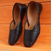 Duosoft Bellies for Women | Soft Comfortable | Breathable | Fashionable | Stylish | Trendy | Super soft | Lightweight | Anti-Slip Sole | Indoor & Outdoor | (DW-0201)(Black)