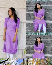 Daily Wear Luxurious Organza Kurti with Embroidery and Sequence Work for Women A-Line Fancy Kurti