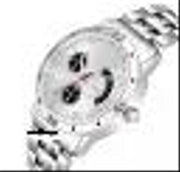 Stylish Men Silver Stainless Steel Casual Watches