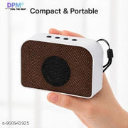 DPM Portable Bluetooth Music Speaker with Karaoke Feature and Wireless Microphone for Singing Fun