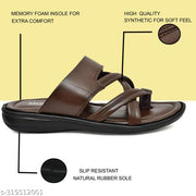 OMA mens casual stylish latest leather SLIPPER SANDAL for men