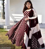 Womens and Girls Anarkali With Duptta Set