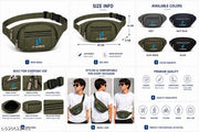 west bag for men fanny pack for women polyseter waist bag crossbody waist bag olive green waist bag lightweight waist pouch unisex waist bag