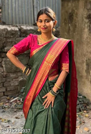 Cotton Silk Saree With Blouse Piece
