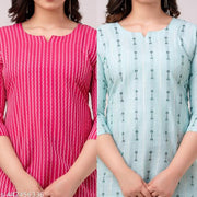 Combo Of 2 Short Kurti For Women