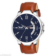 Men’s Analog Watch with Trending Day & Date Display – Stylish, Durable, and Functional Timepiece for Everyday Wear (Pack of 1)
