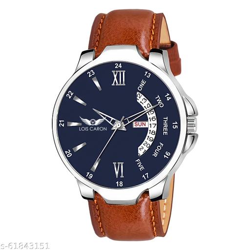 Men’s Analog Watch with Trending Day & Date Display – Stylish, Durable, and Functional Timepiece for Everyday Wear (Pack of 1)