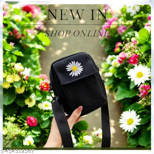 MessengerBag-Black Sling Bag  (Black, 1.5 L)