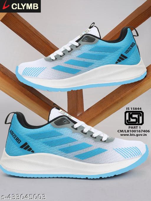 CLYMB Casual Sport for Men | Stylish Lace-Up Sneakers with Cushioned Insole | Comfortable Walking Shoes with Rounded Front Running shoes