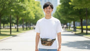 Waist bag fir men's tourist bag 3 pocket