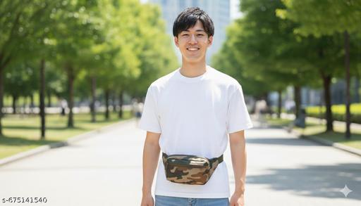 Waist bag fir men's tourist bag 3 pocket