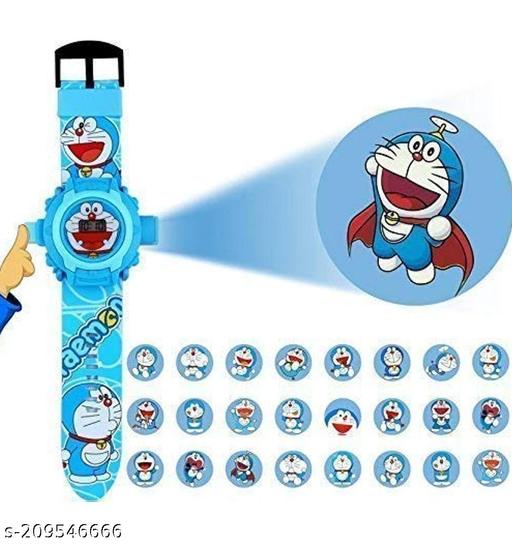 DOREMON KIDS Digital WRISH_WATCH WITH PROJECTION 24 IMAGES, Blue