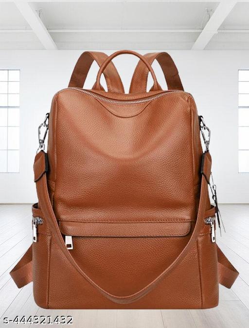 Bohobuzz Backpack Purse for Women Convertible Travel Vintage PU Leather Bag(Backpack,bag,backpack for women women bag fashion,stylish)