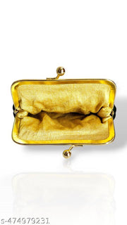 Lemonius pearls elegant zari embroidery expensive wallet for women girl