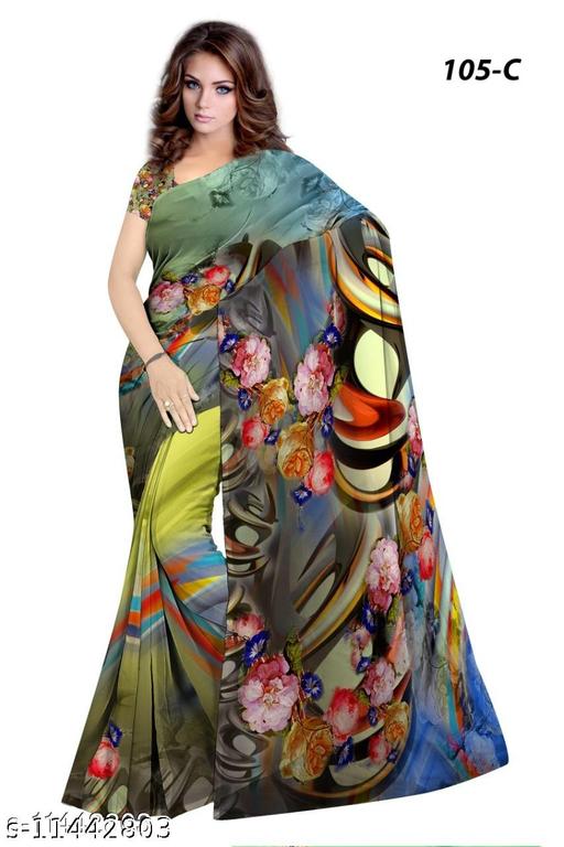 P D SILK MILLS Women's Beautiful Designer Woven Synthetic Saree with Blouse Piece