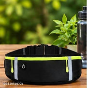 Running Belt Waist Pack Bag, Workout Gear, 3 Pockets Gym Fitness Fanny Pack for Phone, Cell Phone Holder for Running, Jogging Pocket Belt for Women & Men, Running Accessories