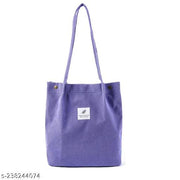 MOMISY Women Corduroy Tote Bag with Handle and Strap Belt Girls Shoulder Handbag Shopping Bag Travel for Daily Use Mother Work Beach and Grocery