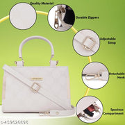 GRAADA Synthetic Leather Casual Design Shoulder Crossbody Handbag For Women